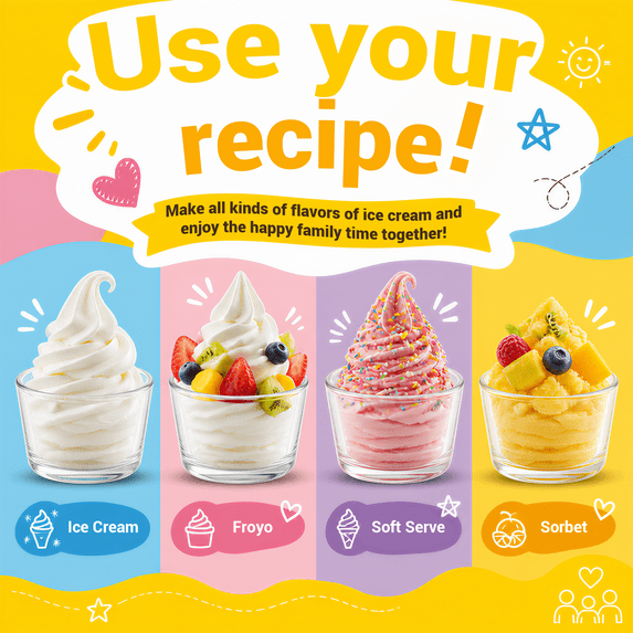 Xutumm 1.25 QT Compressor Ice Cream Maker, No Pre-Freezing Frozen Dessert Machine with Self-Cleaning, LED Display, Adjustable Hardness, Stainless Steel Bowl, White