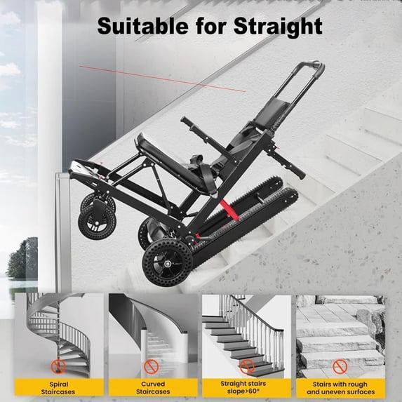 Black Folding Electric Wheelchair - 450lbs Load Bearing, 70lbs Weight, Waterproof Circuit for Home & Medical Use