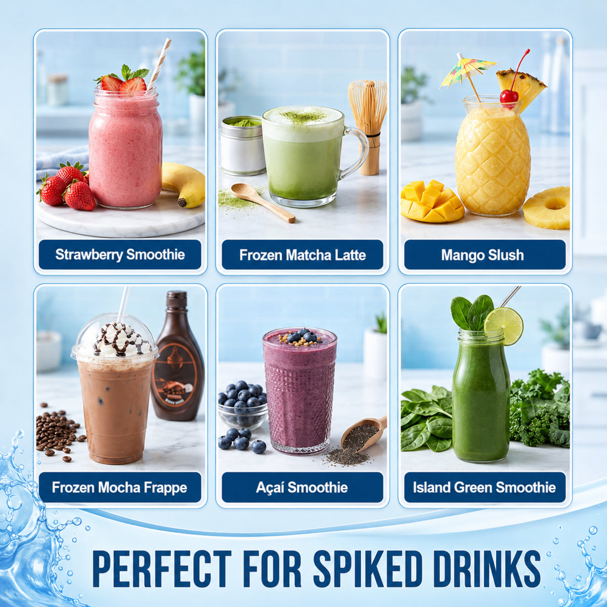 XUTUMM 85oz Home Slushie Machine , No Ice Frozen Drink Machine with 5 Presets Modes, Quiet Auto-Clean LED Display